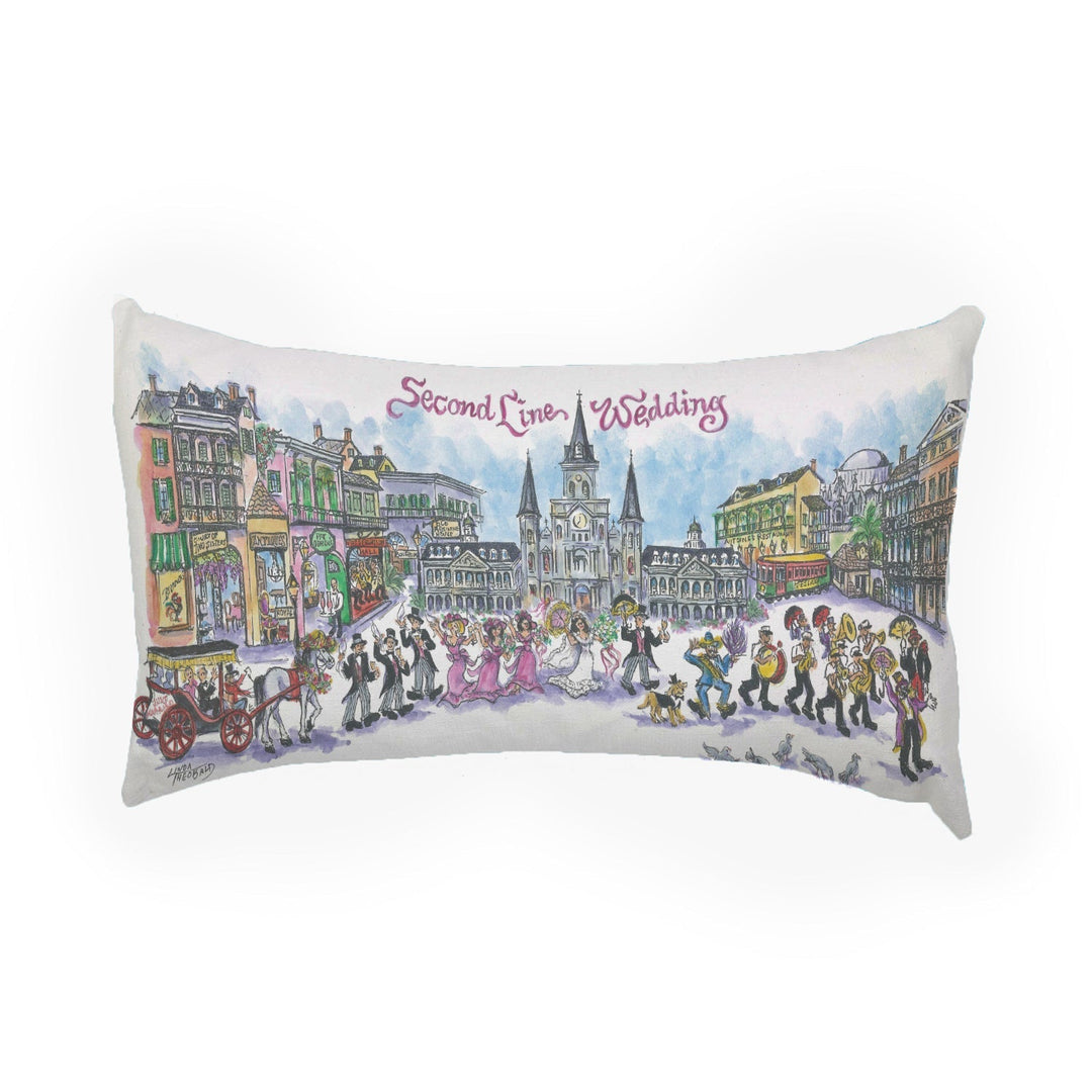 Linda Theobald "Second Line Wedding" Pillow