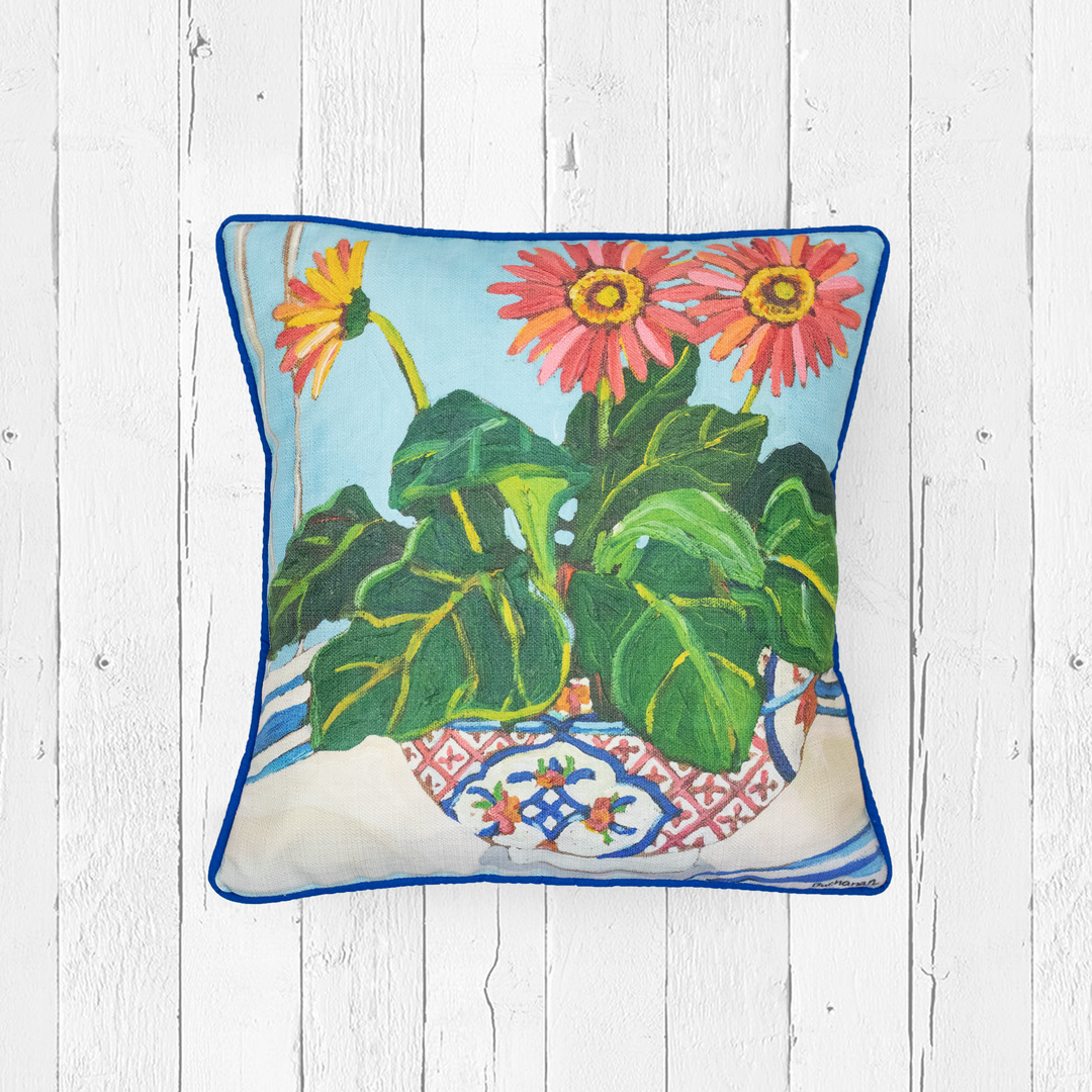 3 Daisies Pillow