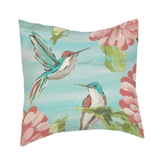 Hummingbirds Pillow