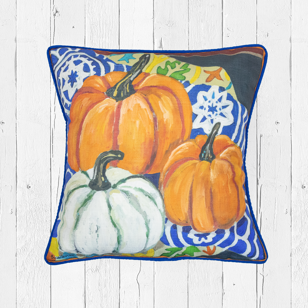 Mandy's Three Pumpkins Pillow