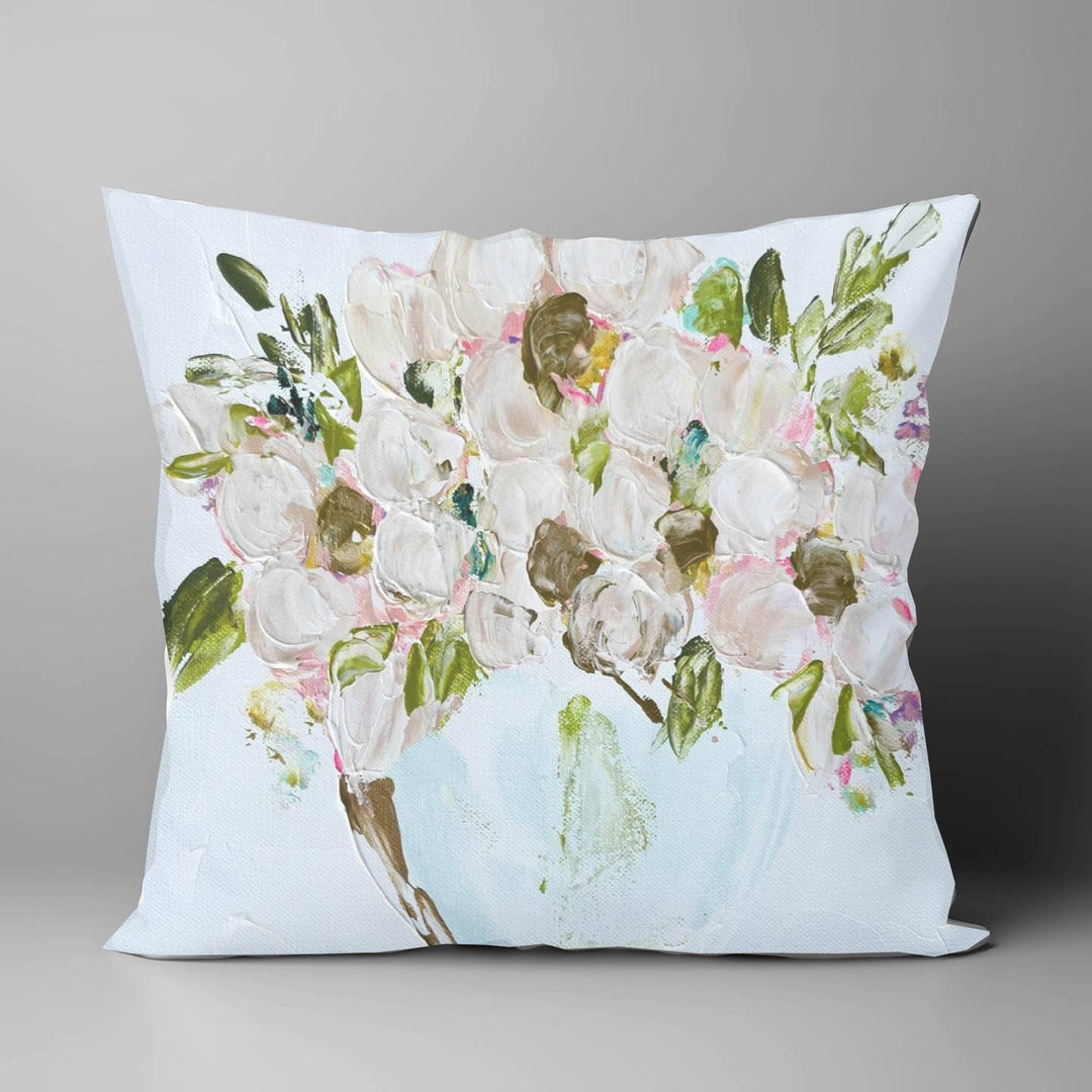 White Gardenias Pillow