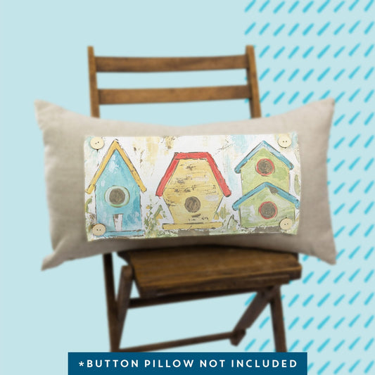 Birdhouse Color Pillow Swap