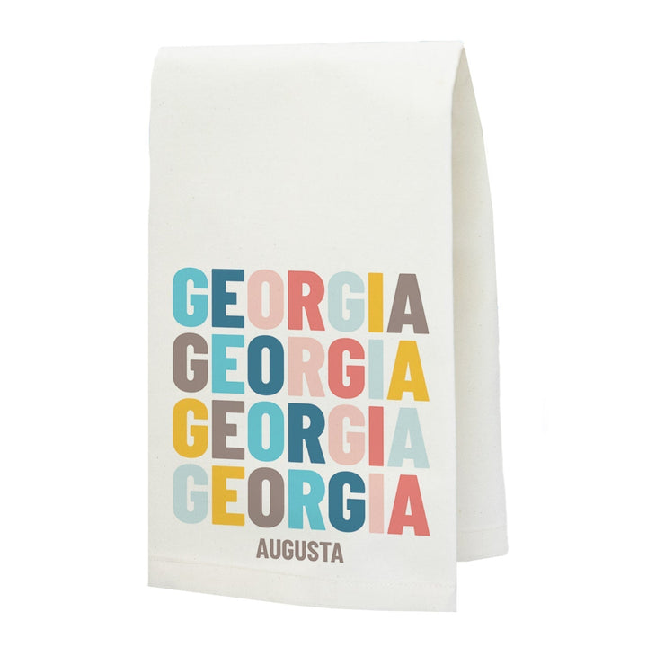 Brand Stack State Tea Towel