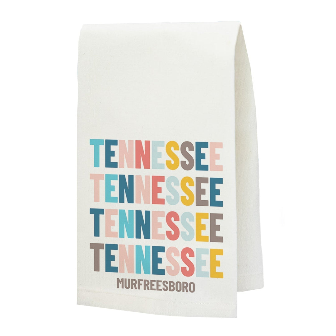 Brand Stack State Tea Towel