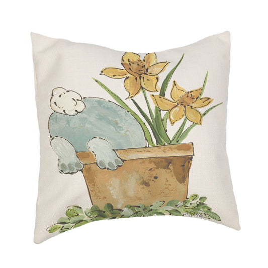 Bunny Bottom Flower Pot Pillow