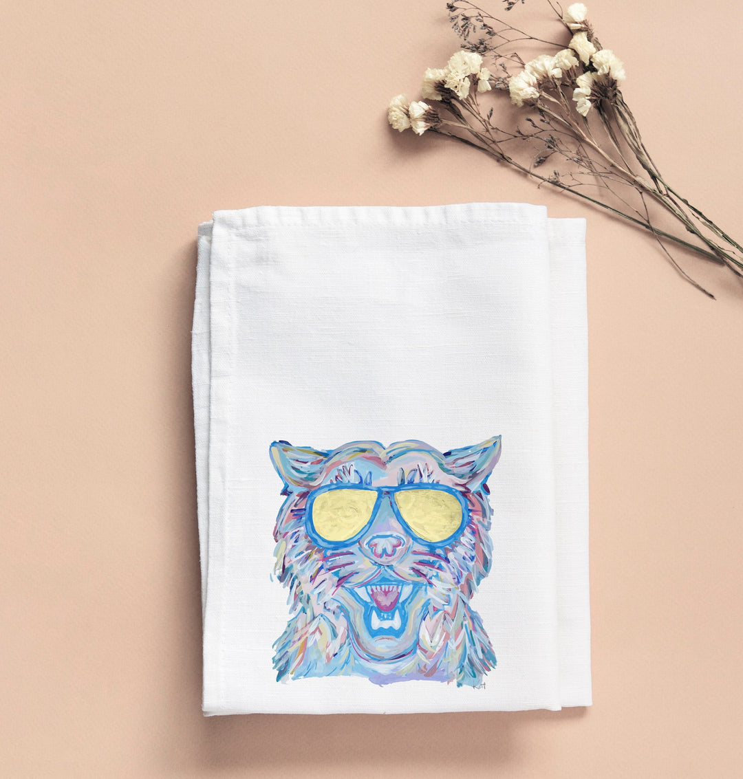 FUN WILDCAT TEA TOWEL