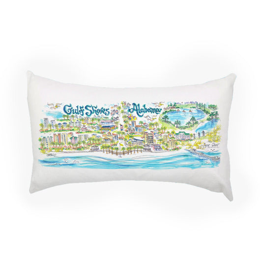 Gulf Shores - Alabama Pillow