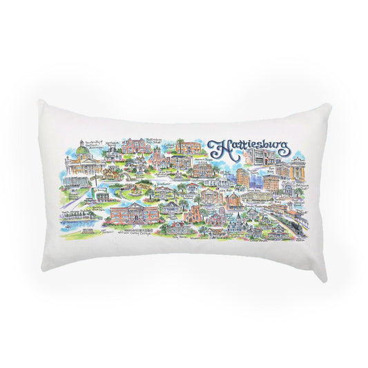 Hattiesburg - Mississippi Pillow