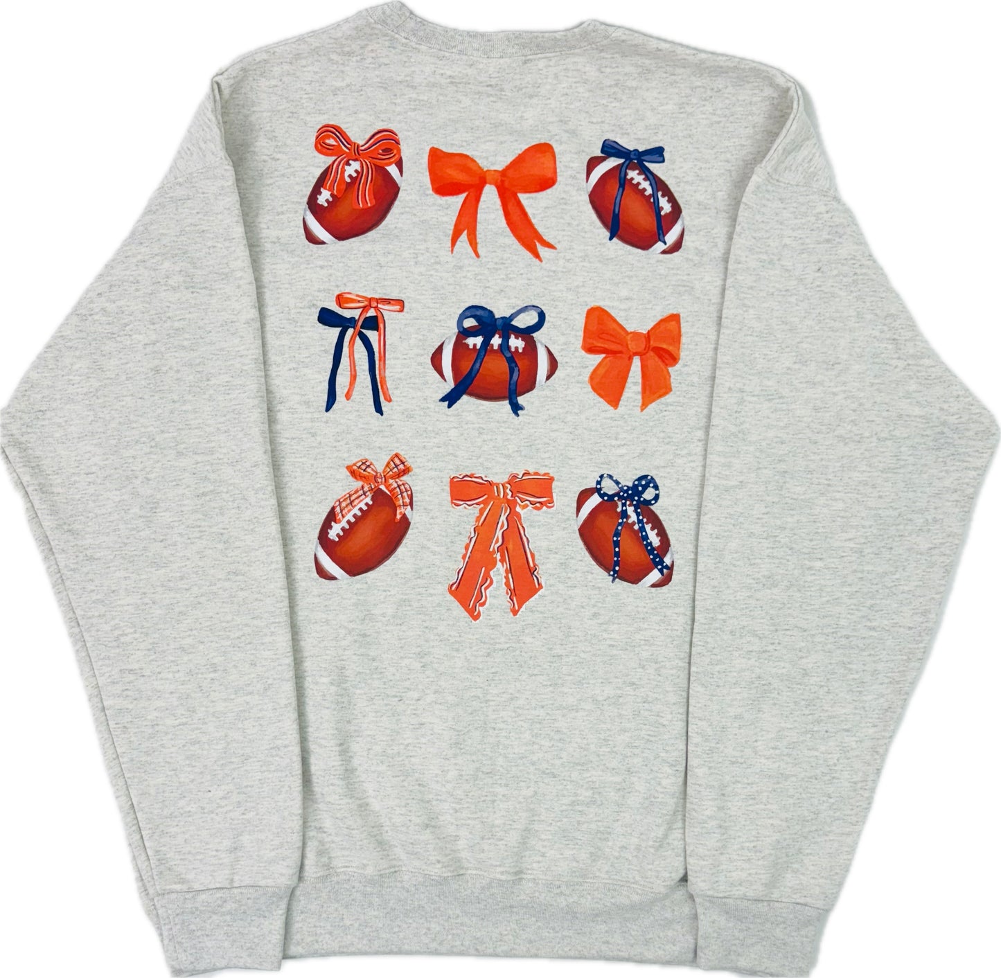 COQUETTE STYLE FOOTBALL AUBURN SWEATSHIRT