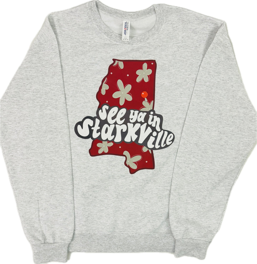 FRESH PRINT SHIRT STARKVILLE SWEATSHIRT