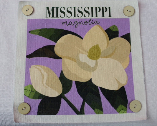 "State Flower Mississippi" on Square Swap