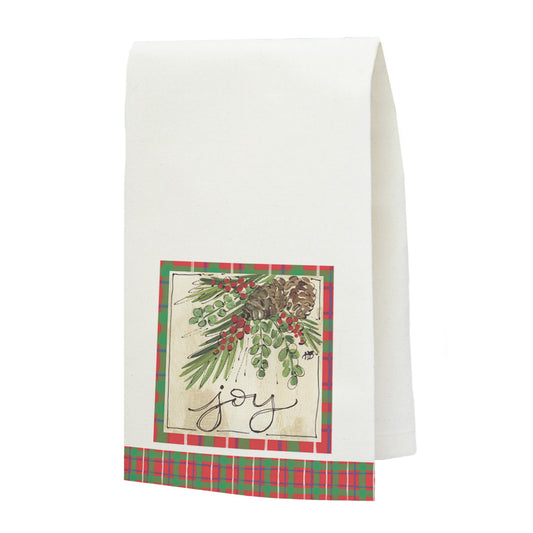 Joy Holly Tea Towel