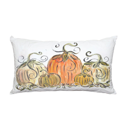 BRIDGETT'S PATCH OF PUMPKINS LUMBAR PILLOW