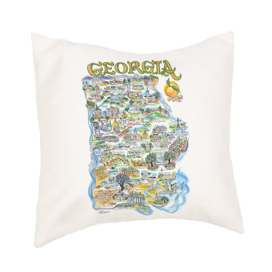 Linda State Georgia Pillow