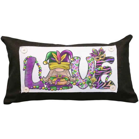 Love Mardi Gras Pillow Swap