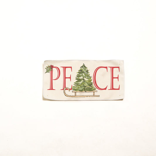 Peace Tree Sled Pillow Swap