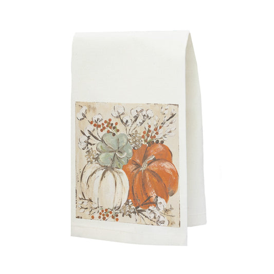 Pumpkins and Cotton Tea Towel