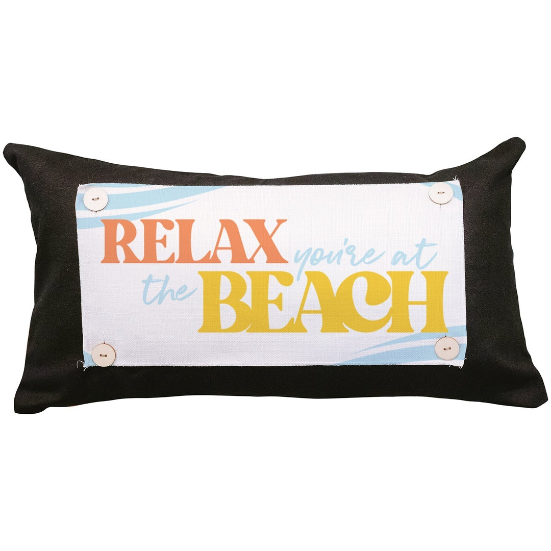 Relax You're At the Beach Lumbar Pillow Swap