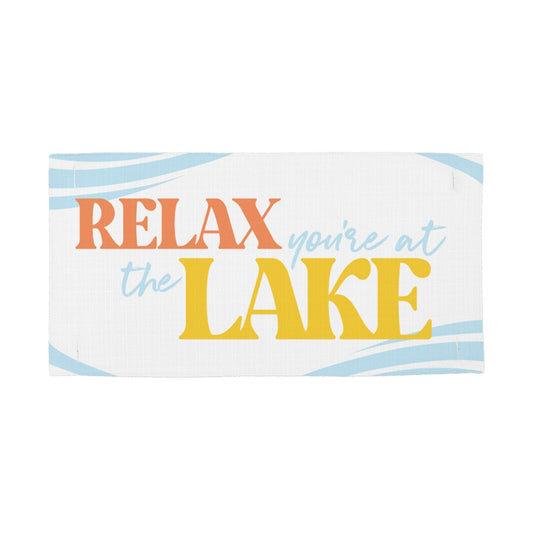 Relax You're At the Lake Lumbar Pillow Swap