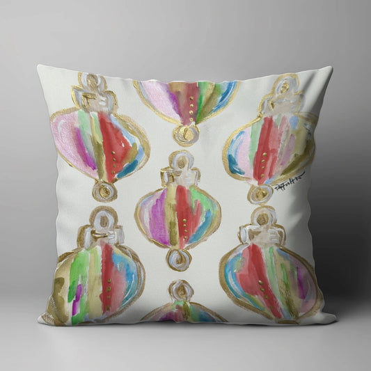 BRIDGETT'S COLORFUL ORNAMENT PATTERN PILLOW