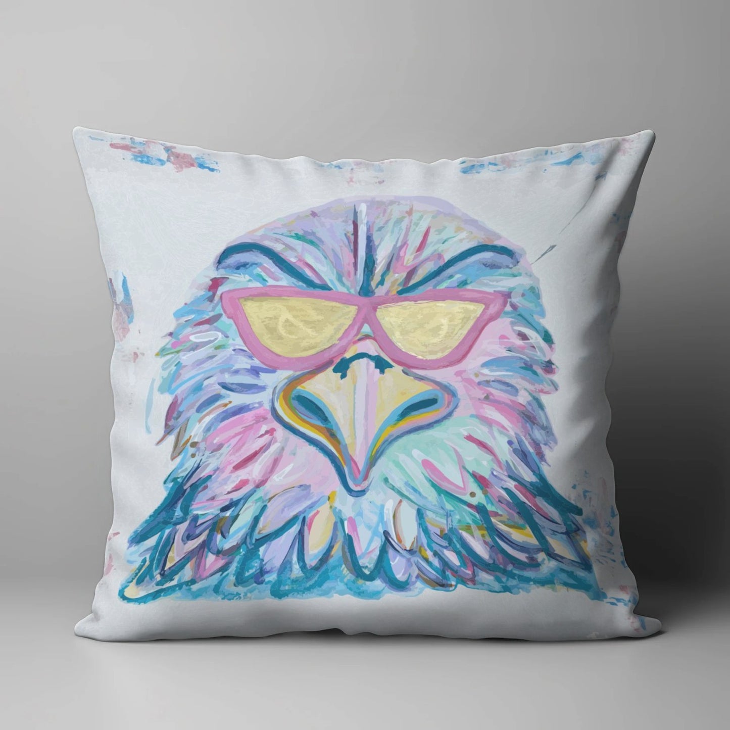 FUN EAGLE PILLOW SQUARE