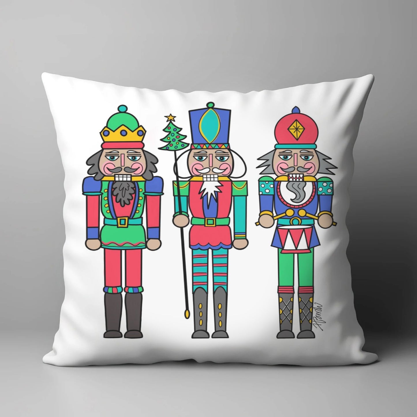 HALEY B'S NUTCRACKERS TRADITIONAL PILLOW