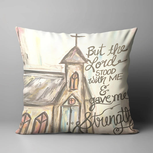 JENNIE'S BUT THE LORD SQUARE PILLOW