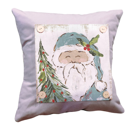 Santa Blue Pillow Swap