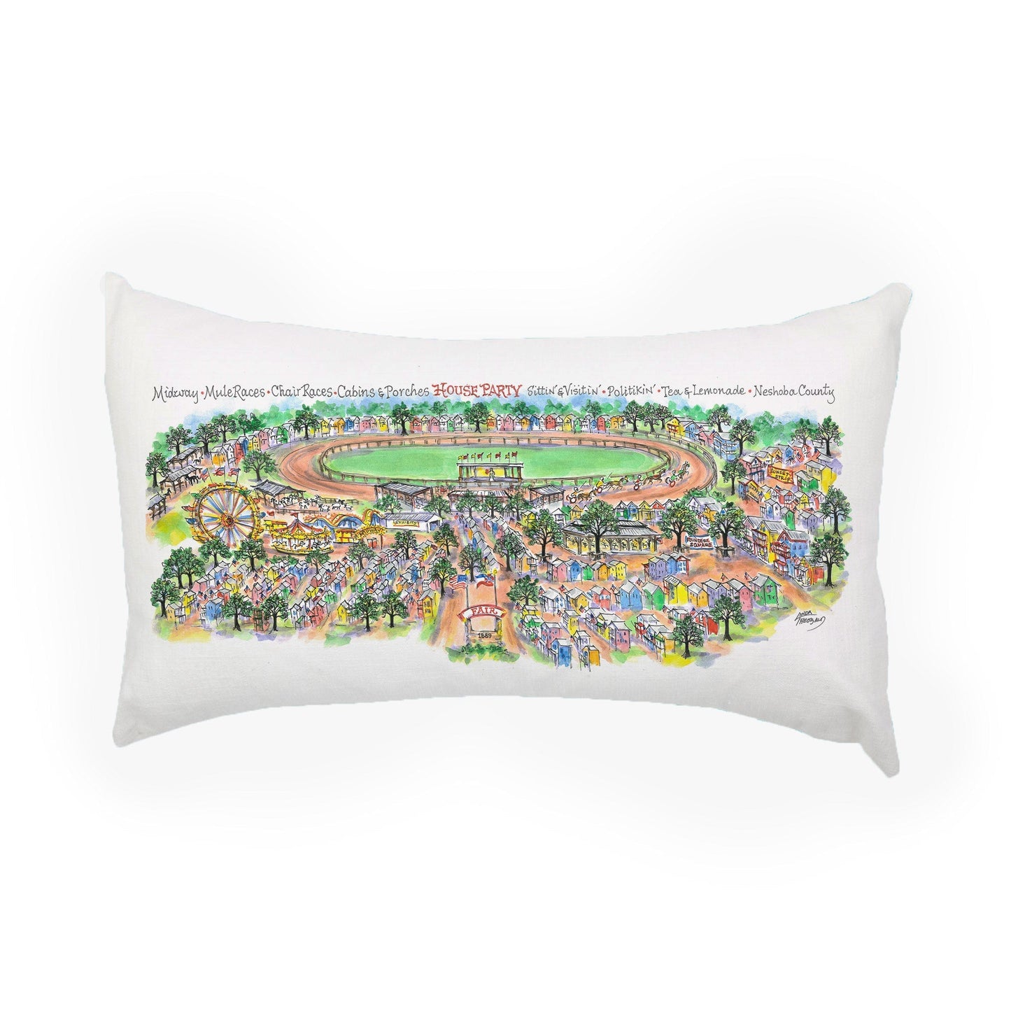 Neshoba County Fair - Mississippi Pillow