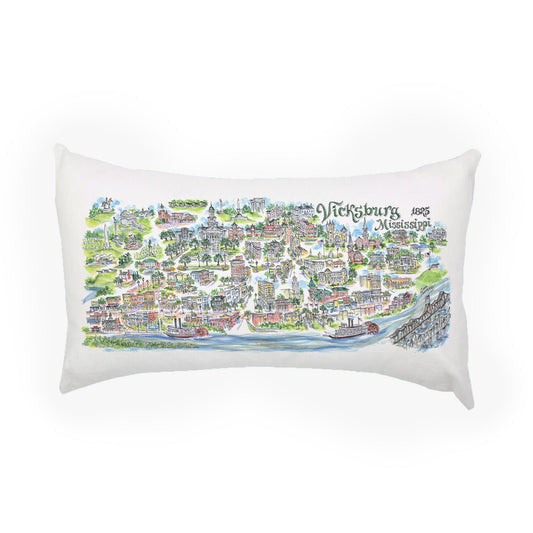 Vicksburg - Mississippi Pillow