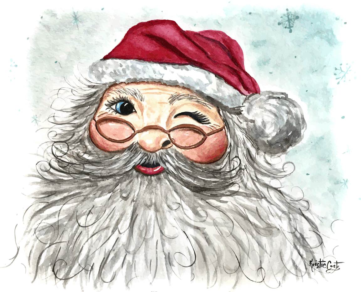 "Winking Santa" on Square Swap