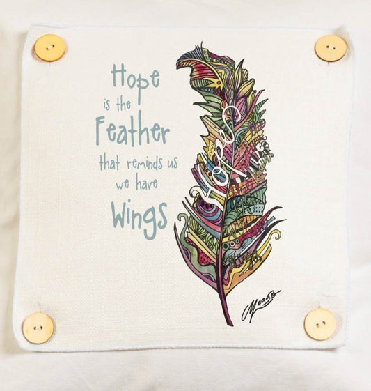 "Hope Feather" on Square Swap