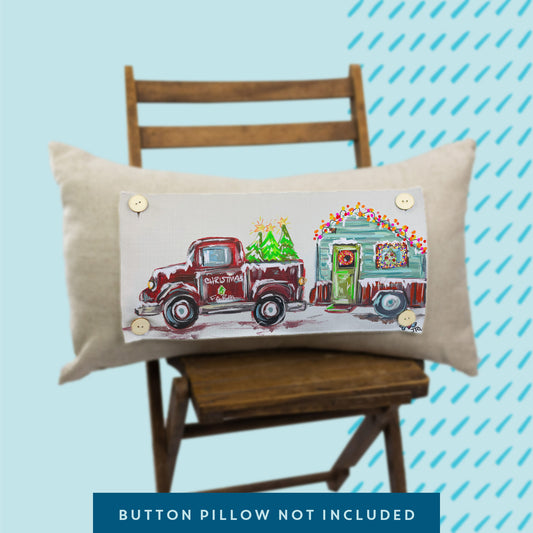 Christmas Camper Pillow Swap