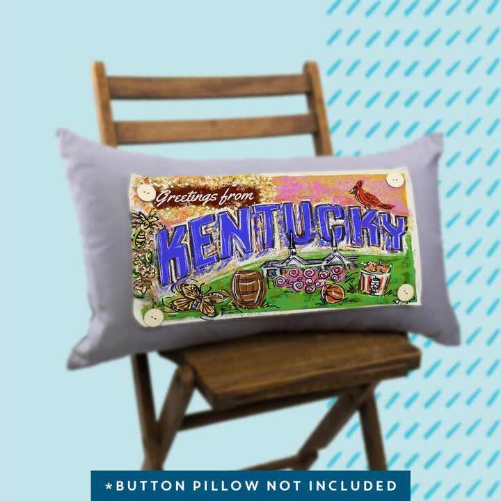 Your State "Greetings From" Pillow Swap